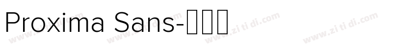 Proxima Sans字体转换